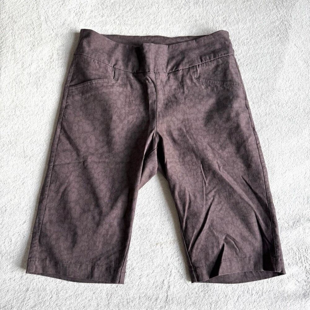 GG Blue Women’s Brown Slim Bermuda Shorts